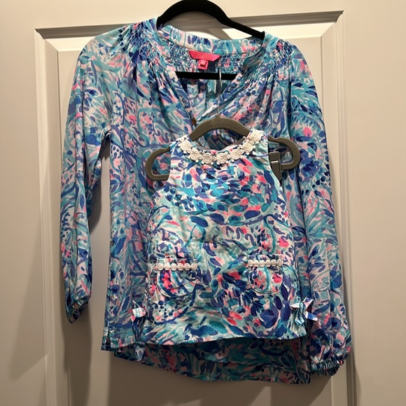 Lilly Pulitzer Elsa Silk Top Blouse xs - Picture 6 of 6